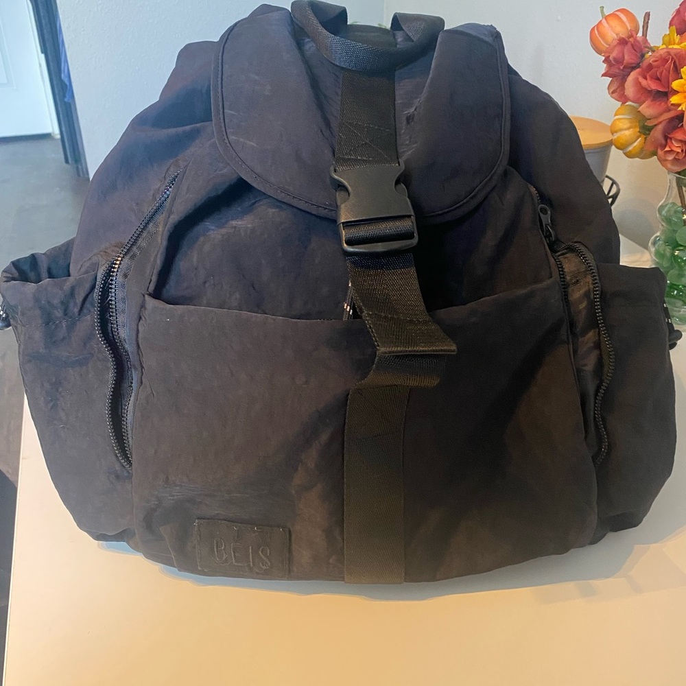 BEIS Black Backpack